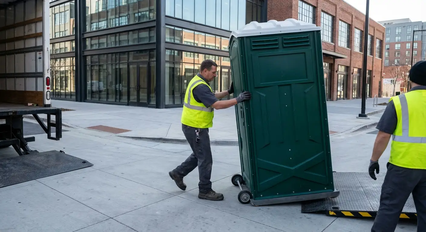 Portable restroom services in Menifee Arts District