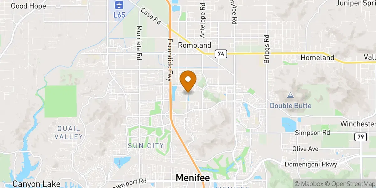  neighborhood map in Menifee, CA
