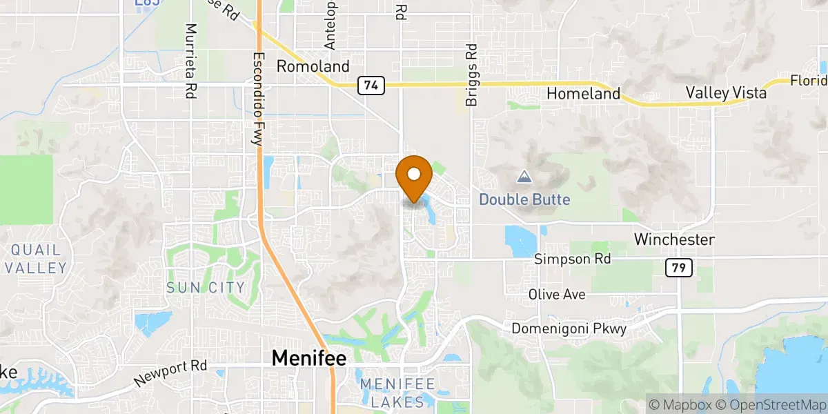  neighborhood map in Menifee, CA